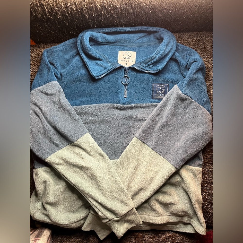 Ivory Ella quarter zip up